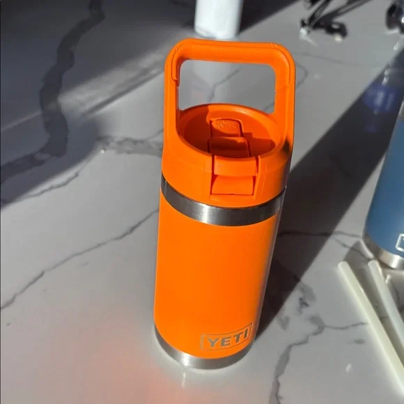 YETI Dual-Tone Orange and Blue Bottles - Picture 2 of 7